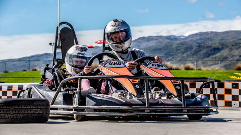 Get your adrenaline pumping with a race around Highlands Go Kart circuit.